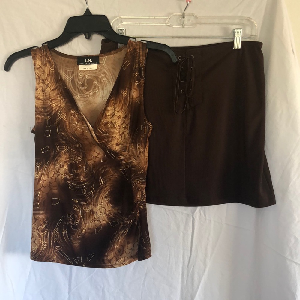 Vintage skirt/top set